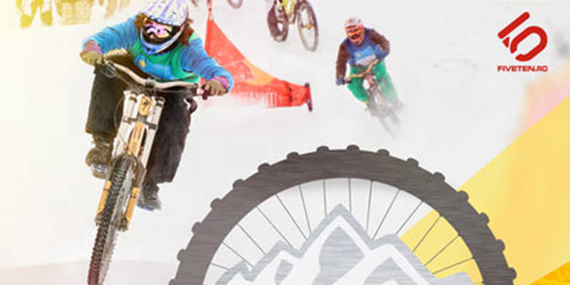 Mountainbike Winter X-Cross: distracție cu bicicletele pe zăpadă