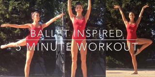 Workout de 5 minute: exerciții inspirate din balet, pentru grupele principale de mușchi